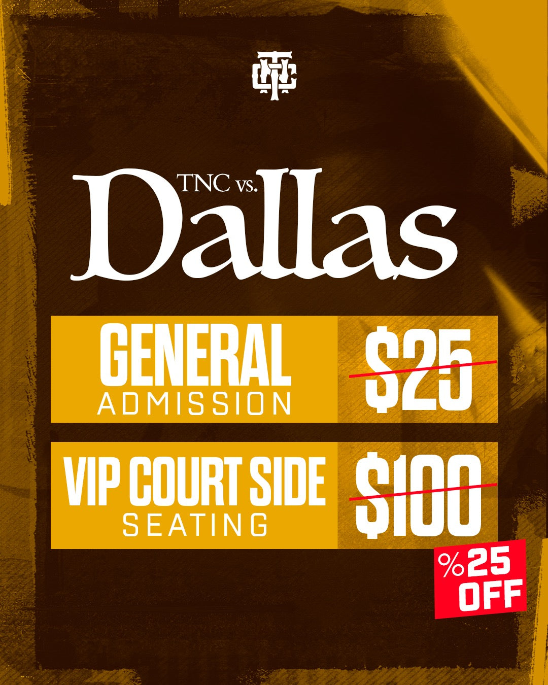 Dallas Mini Series Aug 24 5:00pm