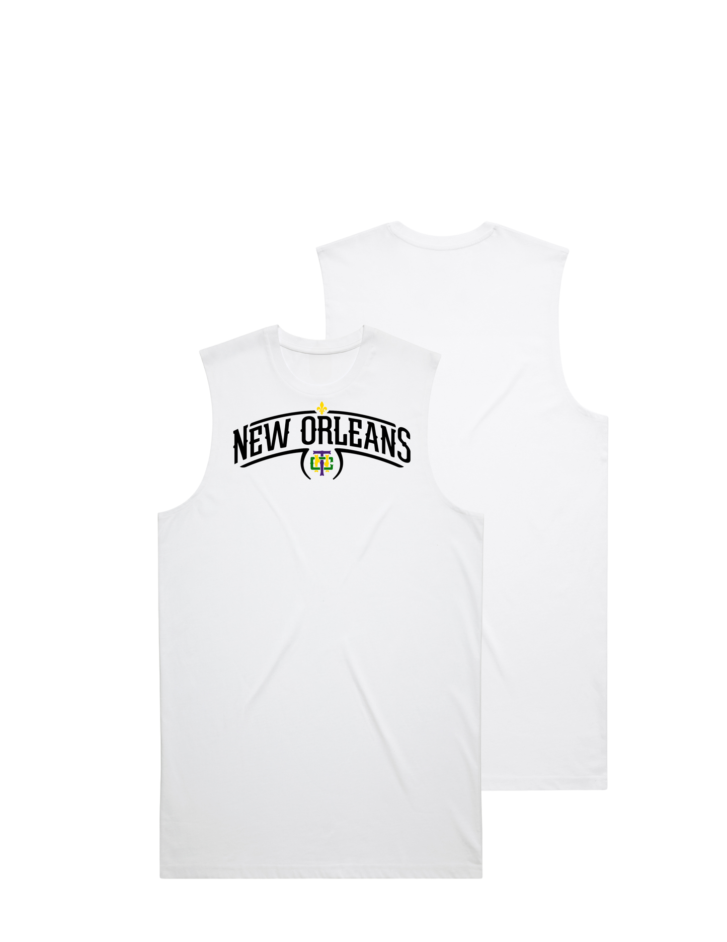 New Orleans Tank Top Blank Back
