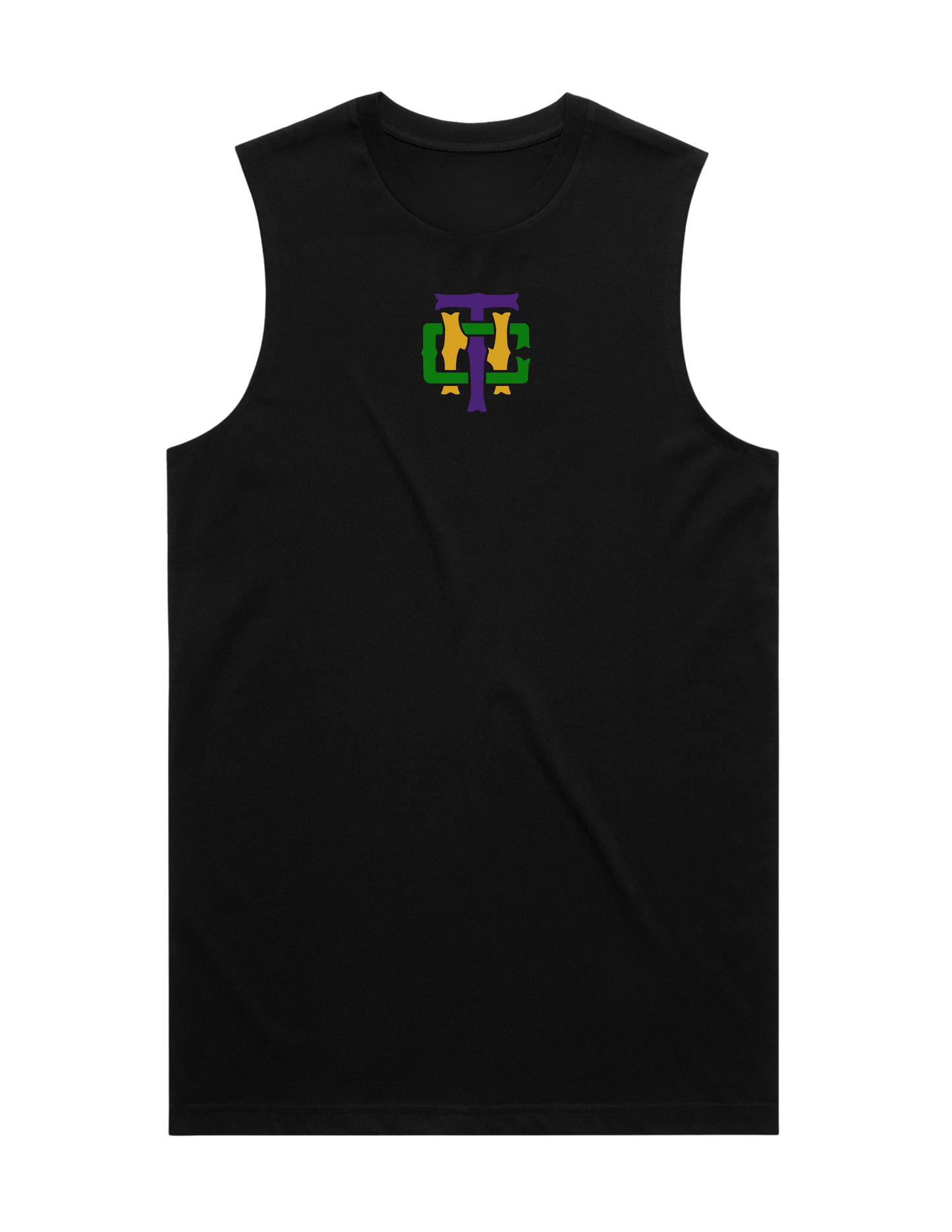 TNC Center Chest Tank Top Blank Back