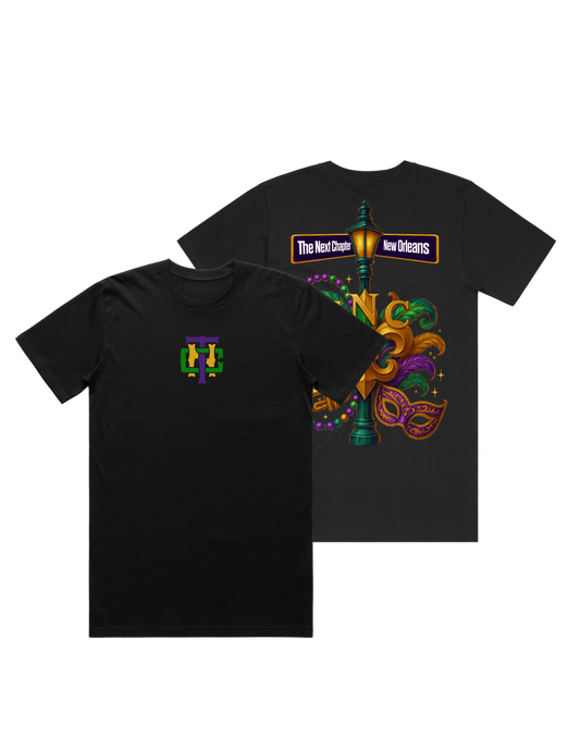 TNC Center Chest Box Tee W/Back Design