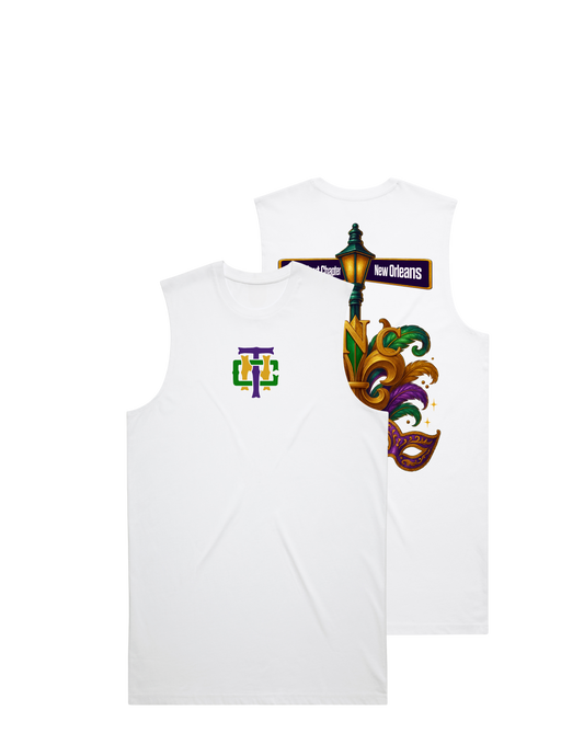 TNC Center Chest Tank Top W/Back Design