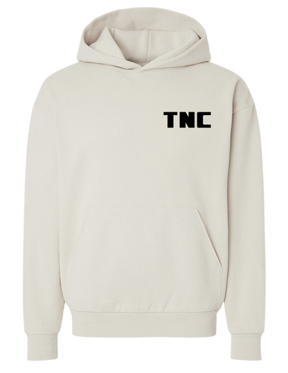 JOBS NOT FINISHED Heavy Weight Hoodie Creme