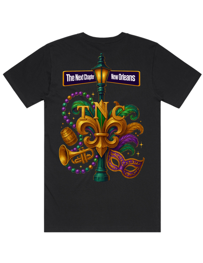TNC Bayou Badge  Box Tee w/Graphic on back