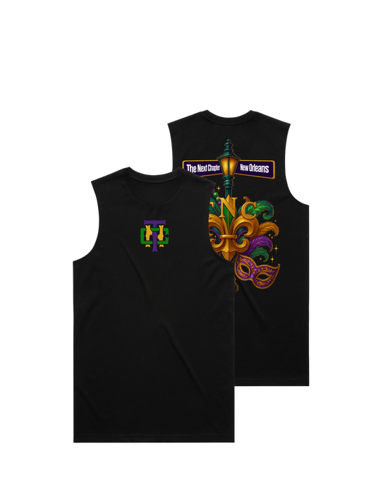 TNC Center Chest Tank Top W/Back Design