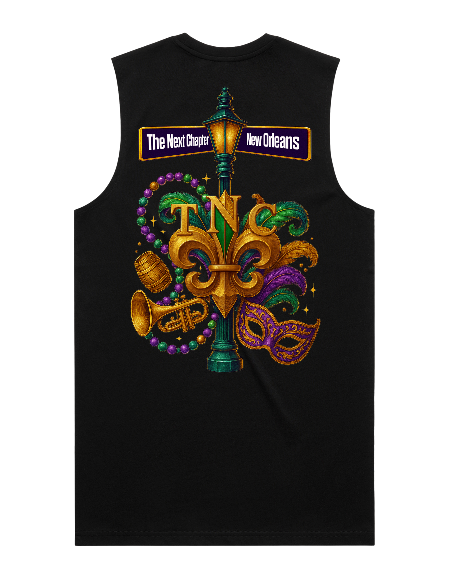 TNC Bayou Badge Tank Top w/Graphic on back