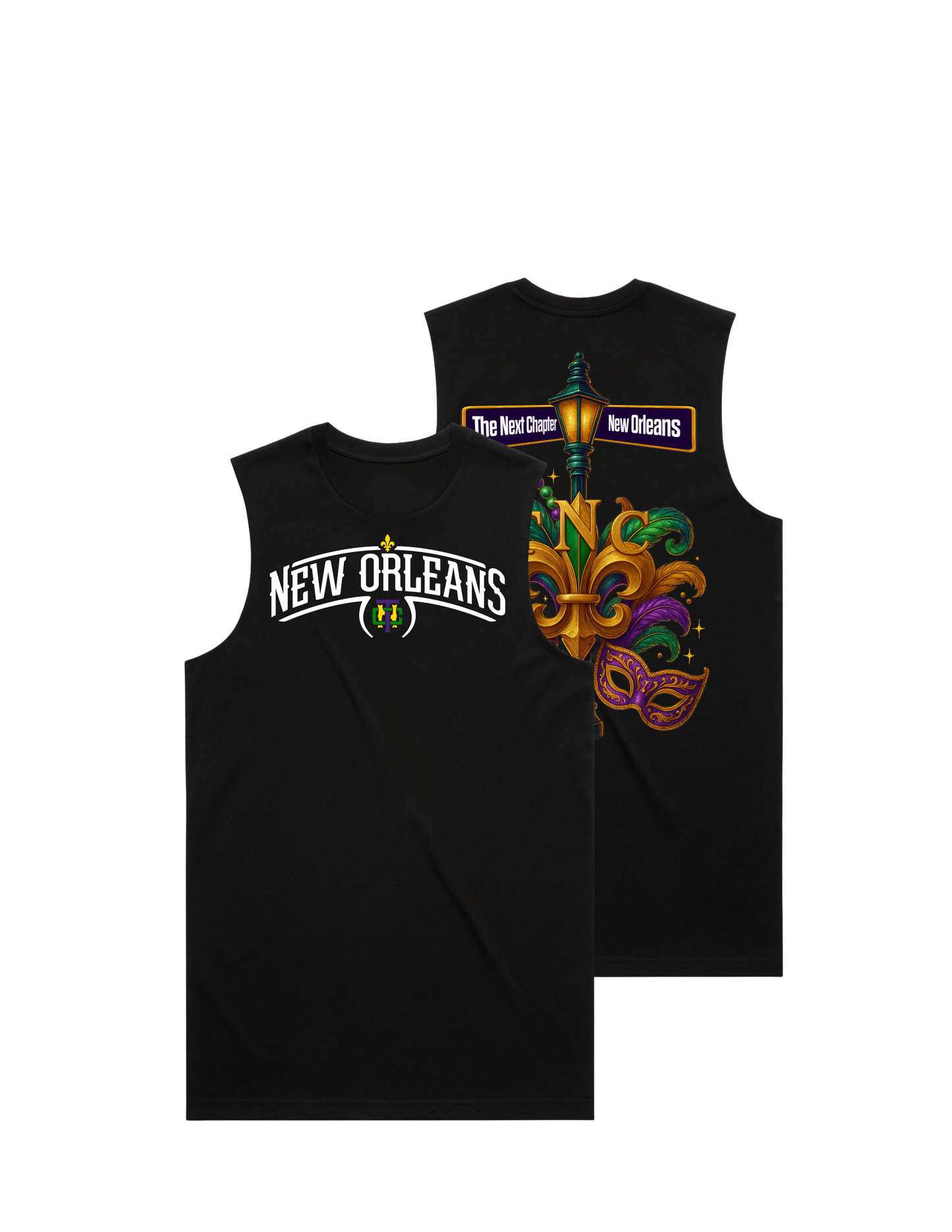 New Orleans Tank Top w/Graphic on Back